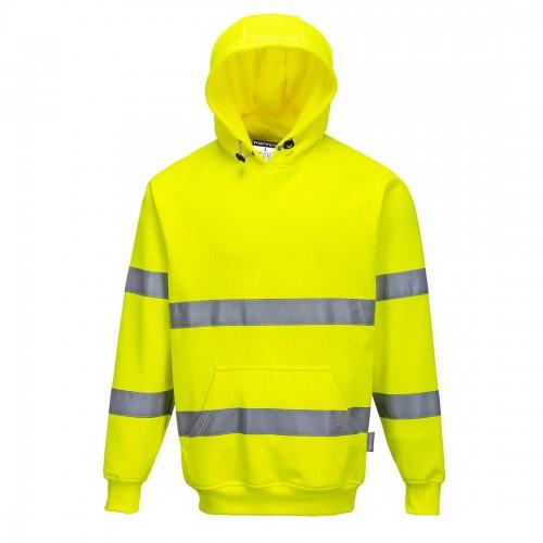 Portwest B304 Hi-Vis-hoodie met trekkoord voor heren L geel