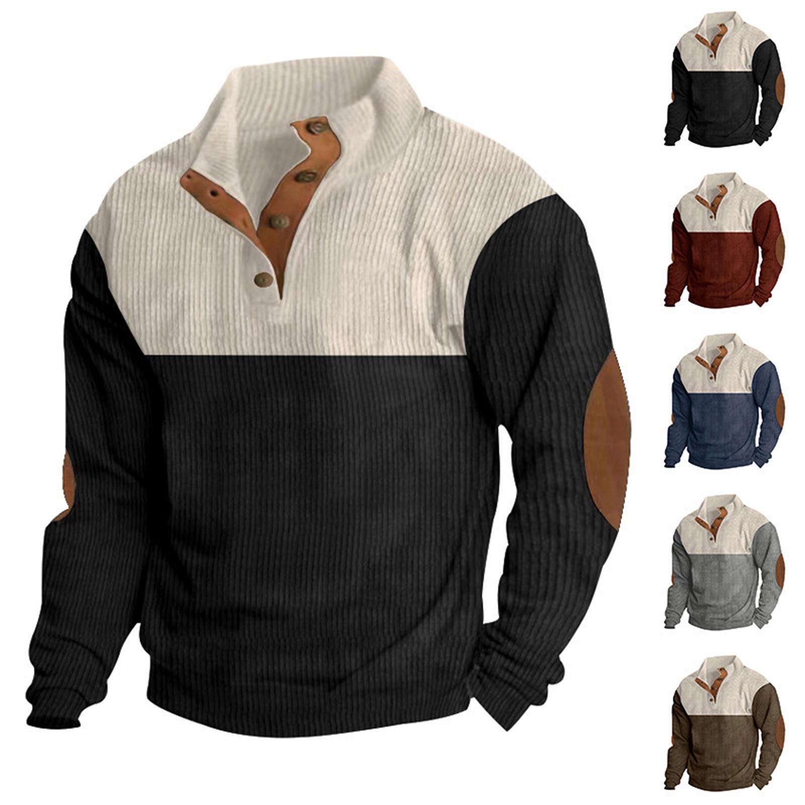 Scrambled eggs Heren Sweatshirt met Staande Kraag Is Buiten Casual Truien Tops L zwart