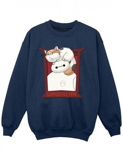 Disney Big Hero 6 Baymax Frame-ondersteuningssweater voor meisjes 5-6 Years wit