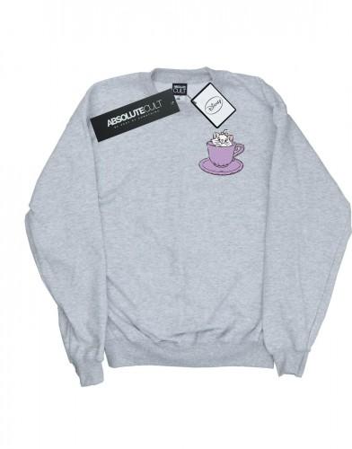 Disney Girls Aristocats Marie In Cup-sweatshirt met borstprint 9-11 Years wit