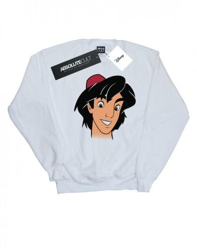 Disney meisjes Aladdin Headshot Sweatshirt 12-13 wit
