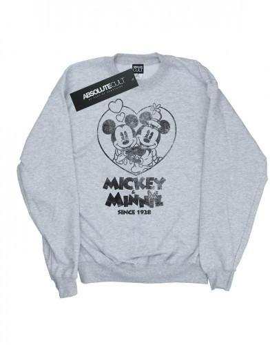 Disney meisjes Mickey en Minnie Mouse sinds 1928 sweatshirt 12-13 wit