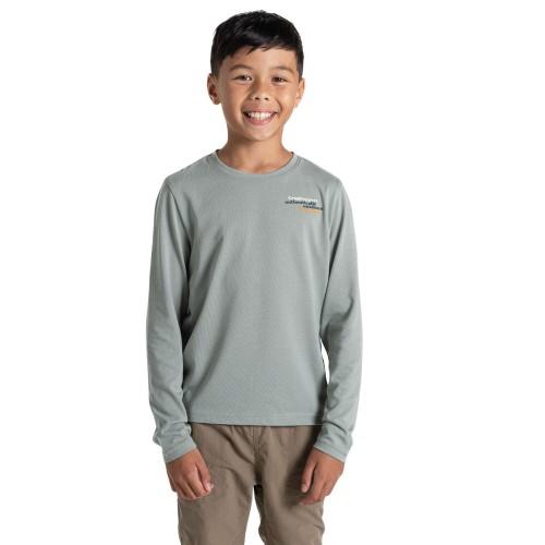 Craghoppers Childrens/Kids Cruz Nosilife Long-Sleeved T-Shirt 5-6 Years groen