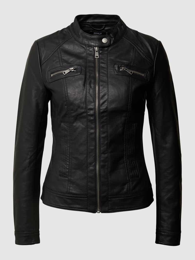 Imitatieleren jack ONLBANDIT FAUX LEATHER BIKER NOOS OTW