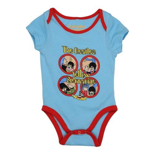 The Beatles Peuter Gele Onderzeeër Patrijspoort Babygrow 3-6 Months lichtblauwe kleur
