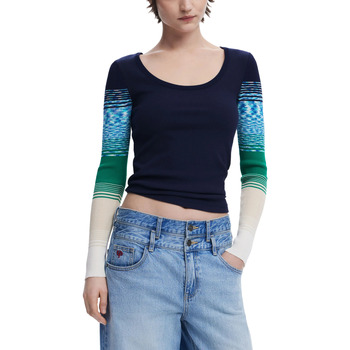 Desigual T-Shirt Lange Mouw  TS_CHURCHILL 25SWTK77