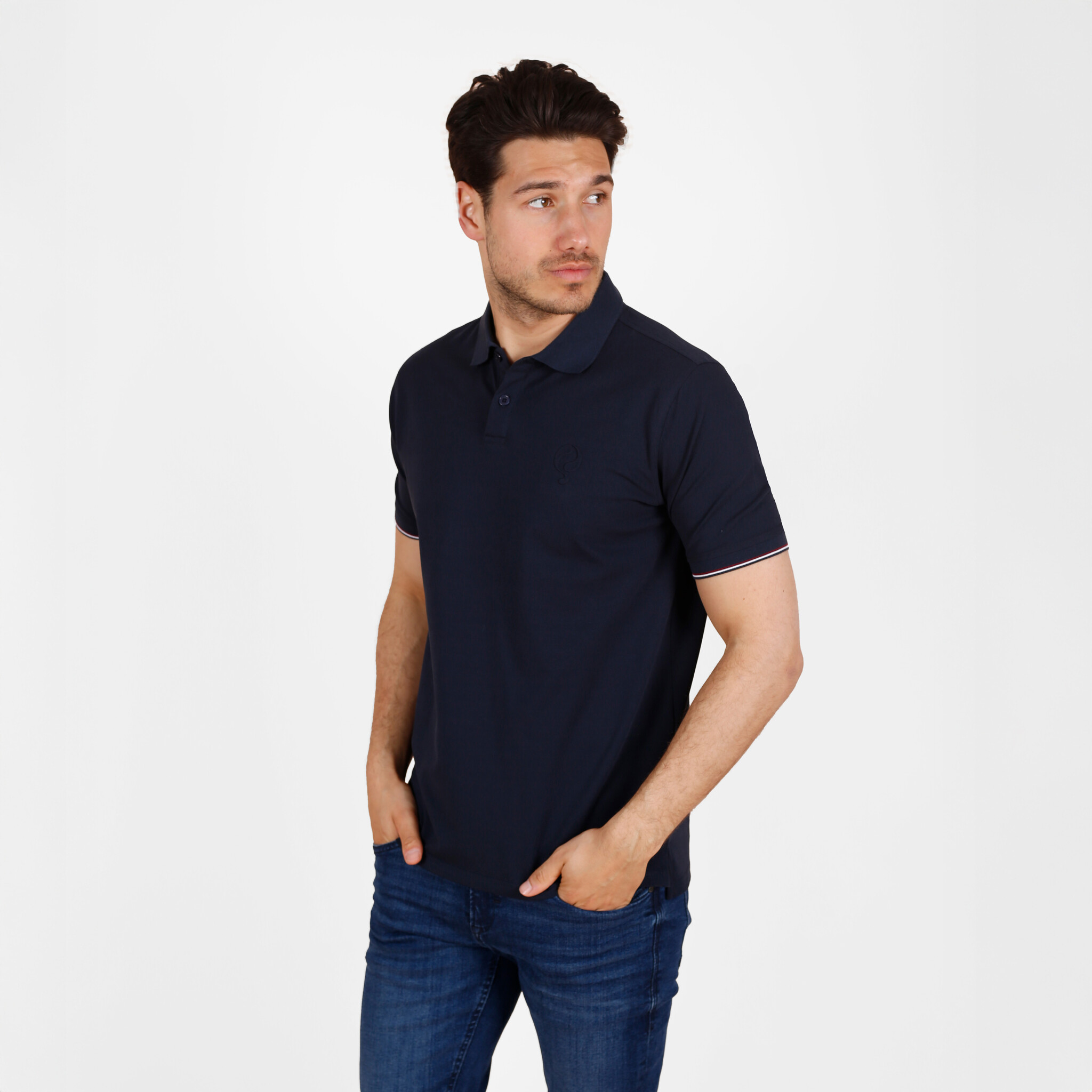 Quick-Q1905 Heren Polo Toldijk - Donkerblauw
