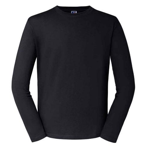 Russell Heren klassiek T-shirt met lange mouwen L franse blauwe kleur