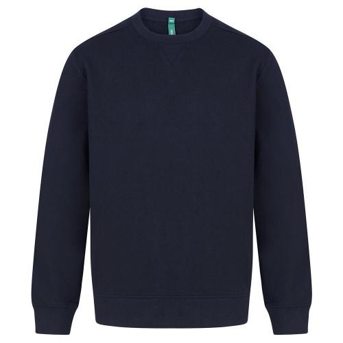 Henbury Unisex volwassen duurzaam sweatshirt L zwart