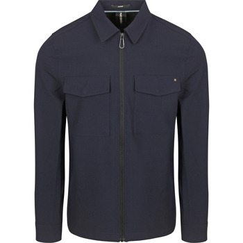 No Excess Sweater  Overshirt Navy
