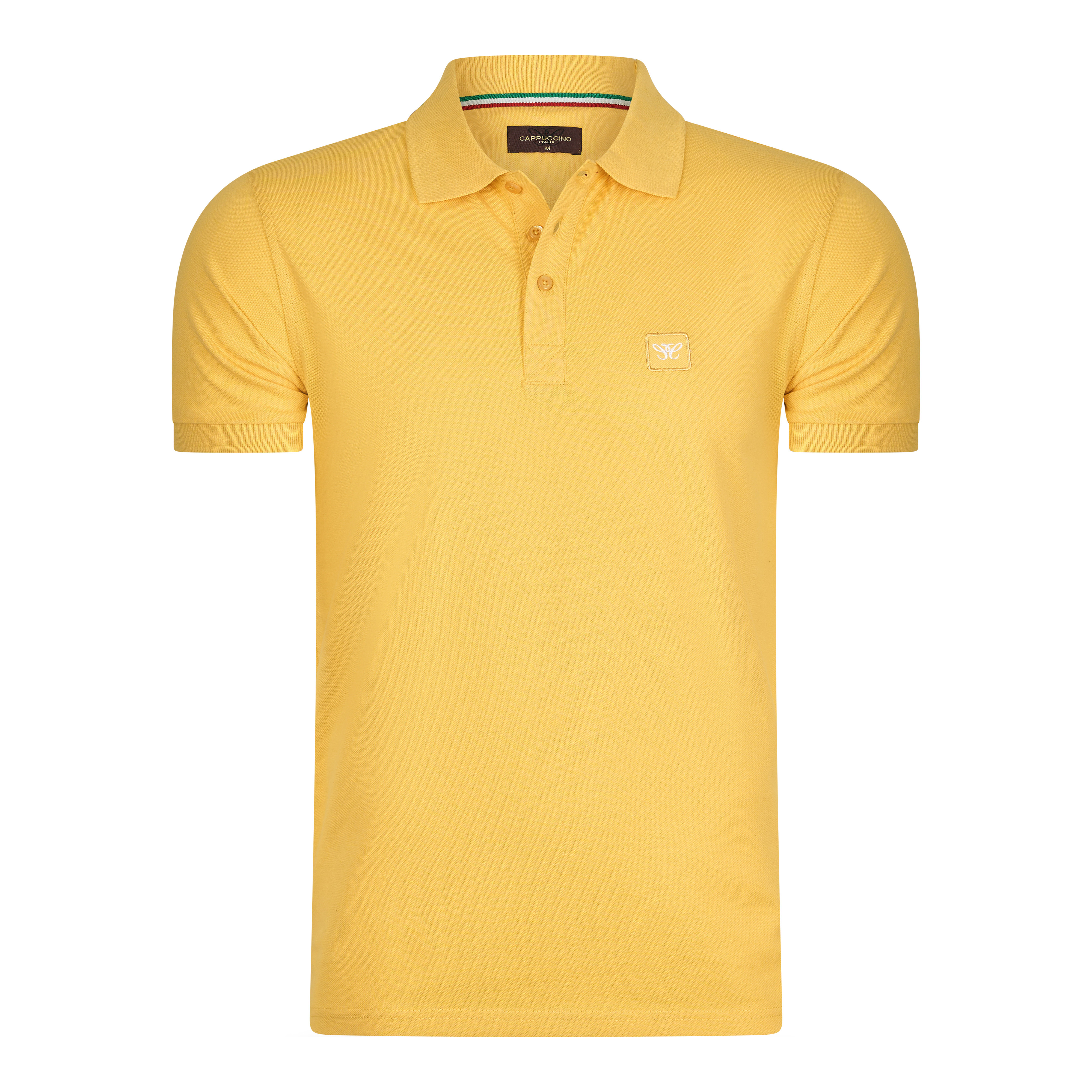 Cappuccino Italia Polo plain pique