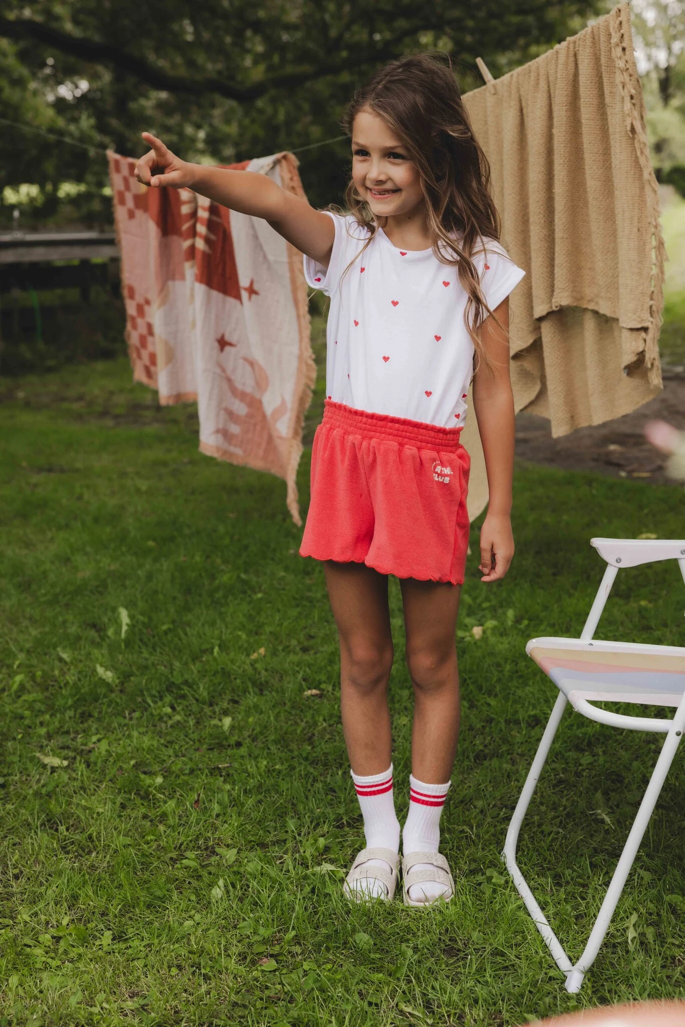 Looxs Revolution Short badstof voor meisjes in de kleur
