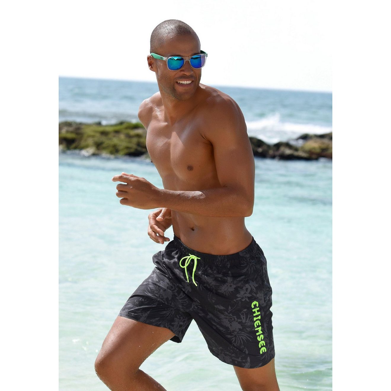 Chiemsee Zwemshort Esra met jungle print