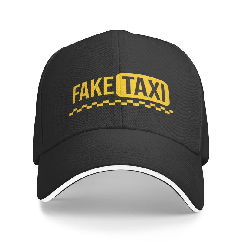 91460000MAC14ECE0X Punk Fake Taxi Driver Baseball Cap Mannen Vrouwen Ademende Dad Hat Zonbescherming Baseball Cap