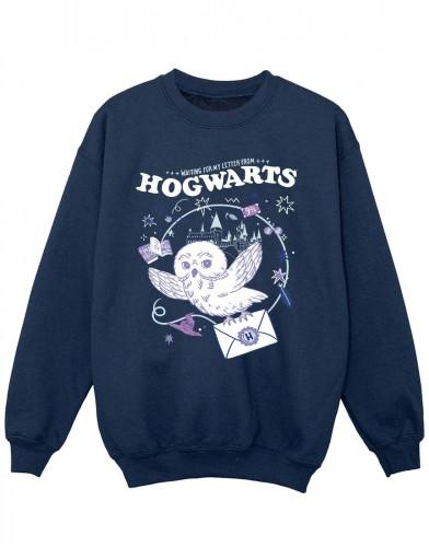 Harry Potter Girls Uil Brief van Zweinstein Sweatshirt 12-13 zwart