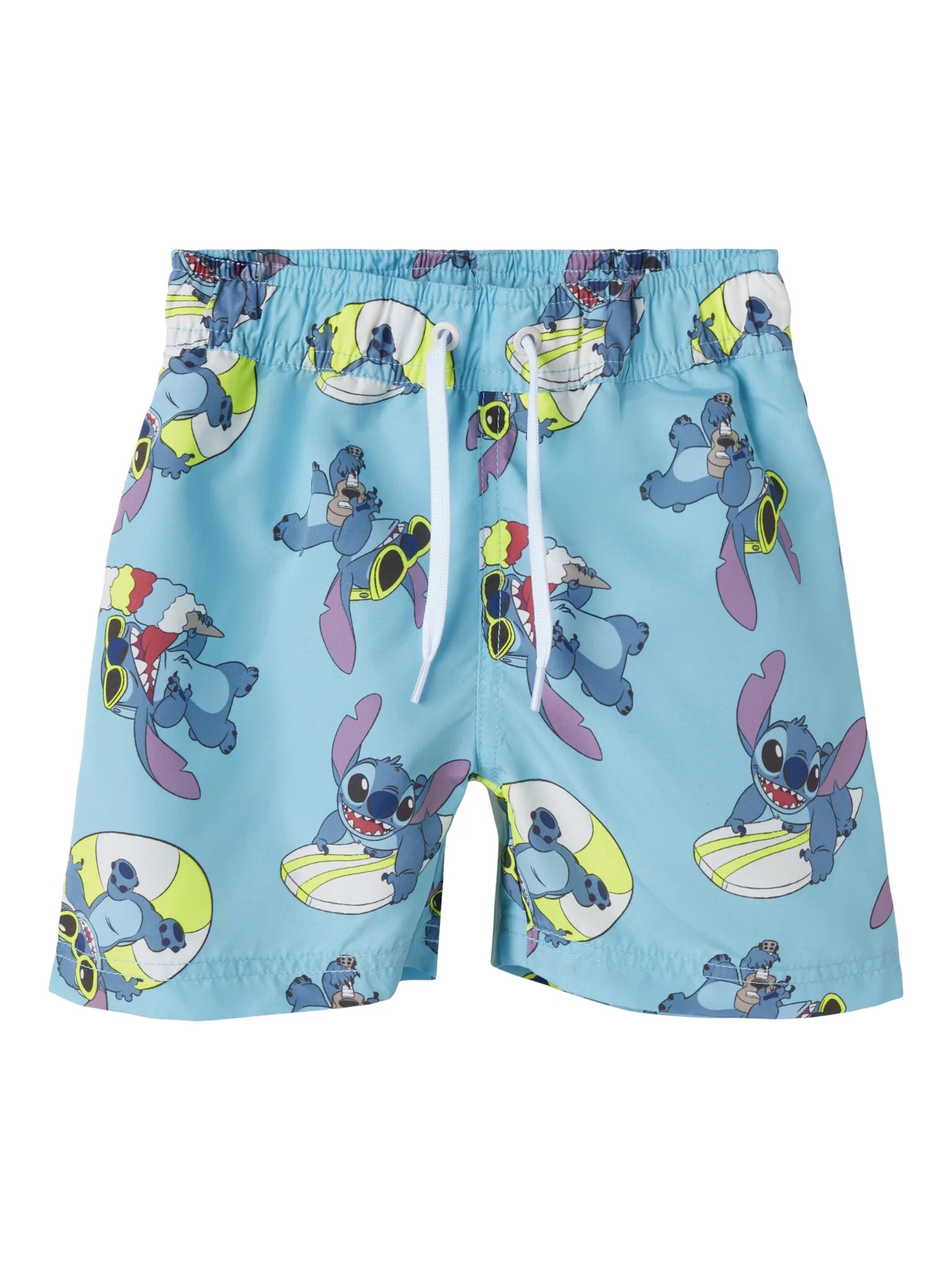 Name It Jongens lange zwemshorts nmmmic stitch lichtblauw