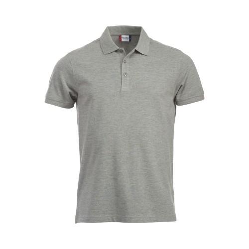 Pertemba FR - Apparel Clique Klassiek Lincoln Melange poloshirt voor heren 5XL grijs