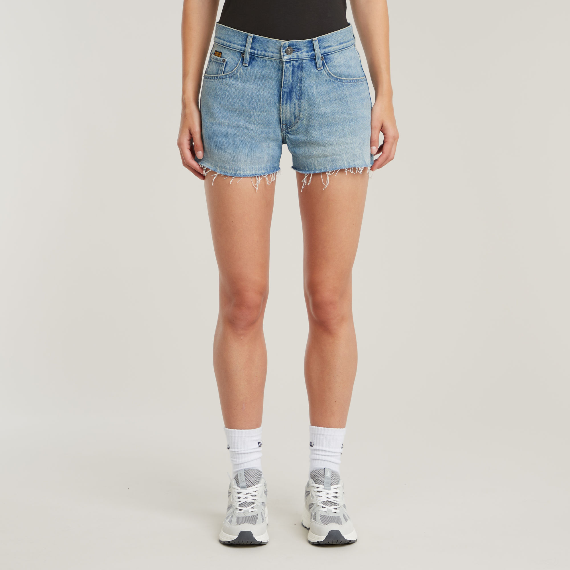 G-Star RAW True Raw Edge Denimshort - Lichtblauw - Dames