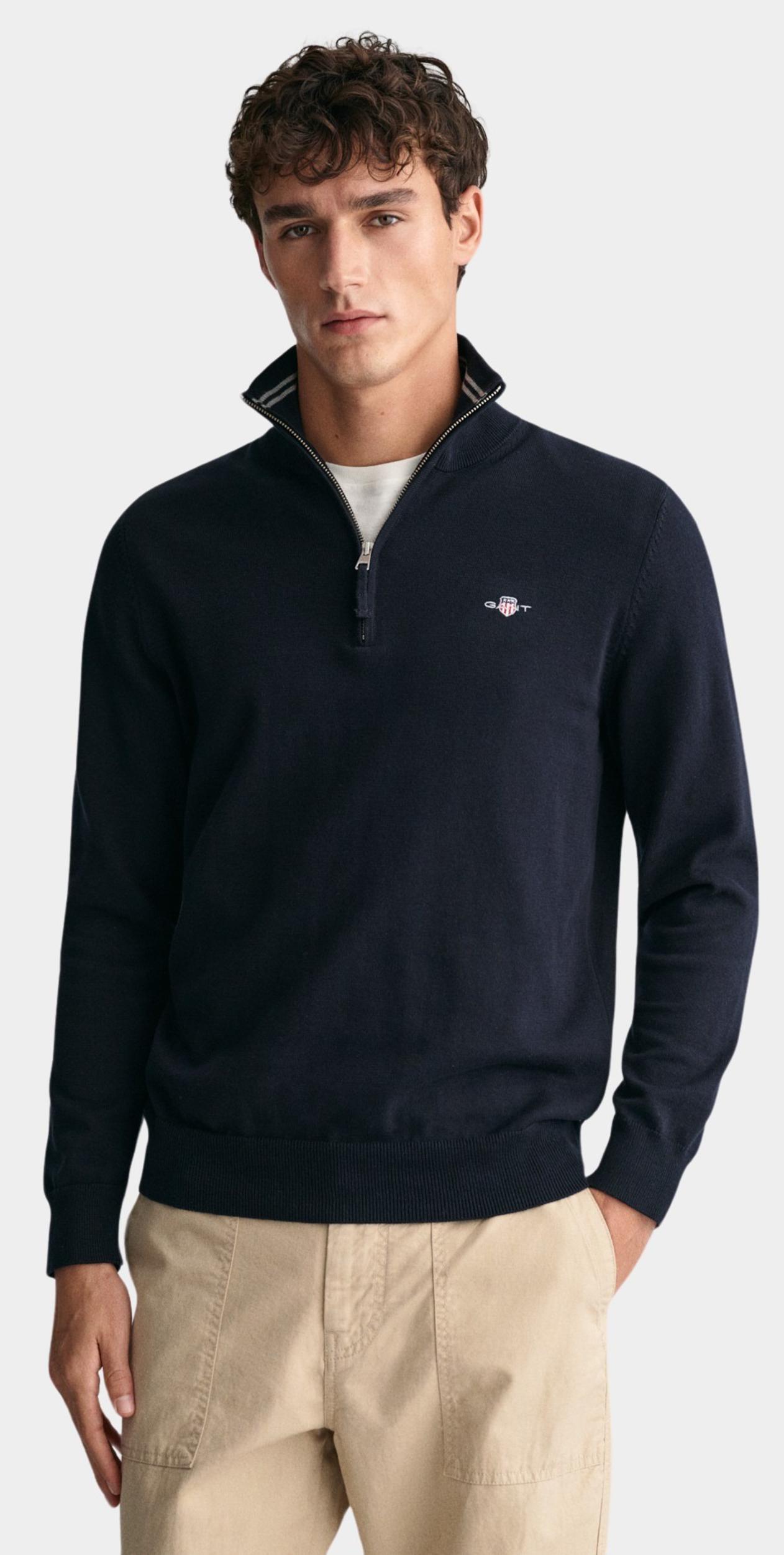 Gant Schipperstrui CLASSIC COTTON HALF ZIP
