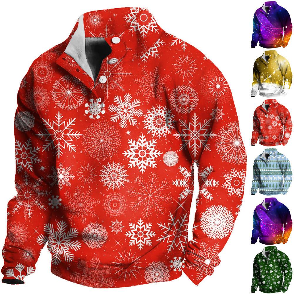 Zhengfuzhihai Lente en heren staande kraag sweatshirt is outdoor casual truien tops L donkergroene kleur