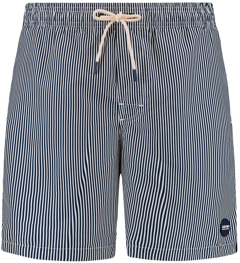 Shiwi Zwembroek Mike Fine Stripe Navy