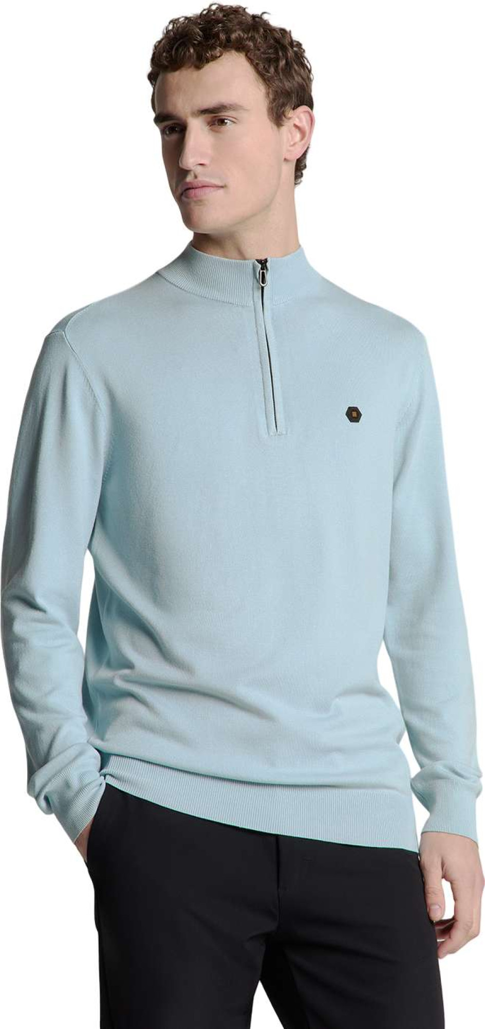 No Excess Pullover half zip ice