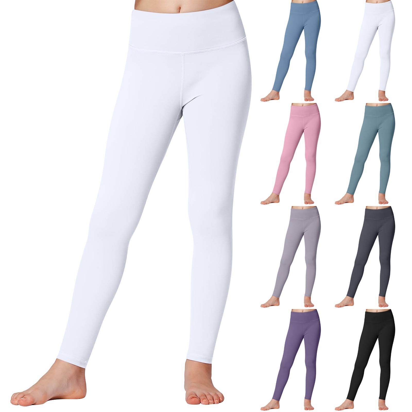 Mianduijifengba Kinderen Leggings Dans Workout Hardlopen Yoga Broek 110 zwart
