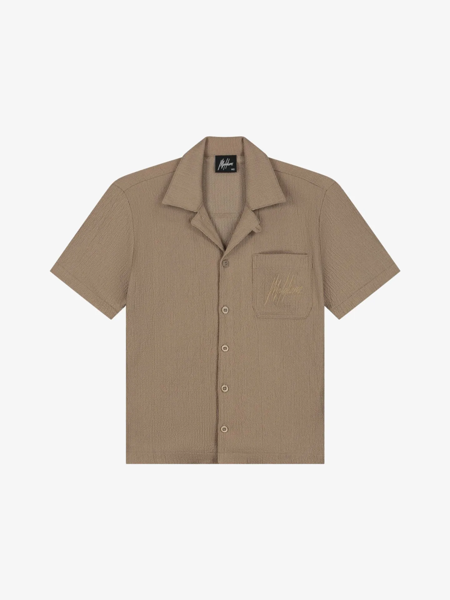Malelions Jongens blouse seersucker crinckle