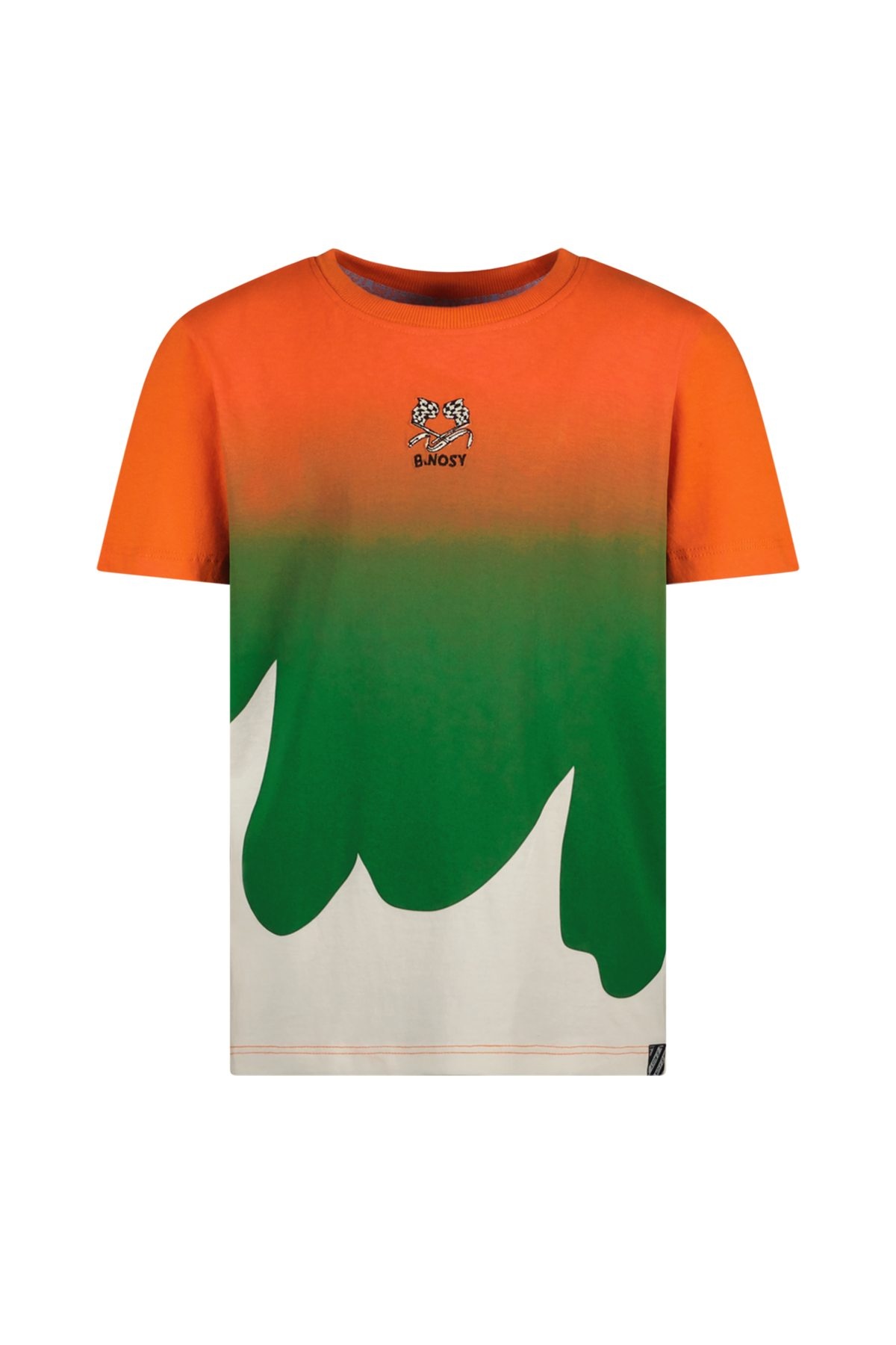 B.Nosy zomer t-shirt jongens - rood/groen/wit AOP - Timmy