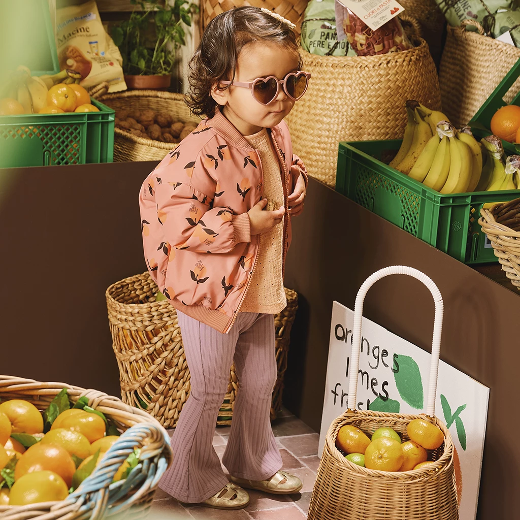 Z8-collectie Broek FLARED Fiore (lavenda)