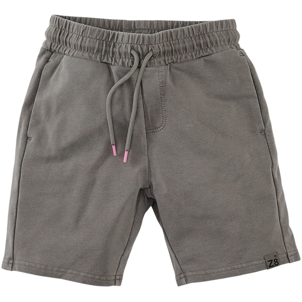 Z8-collectie Korte broek garment dye Basilio (mouse s back)