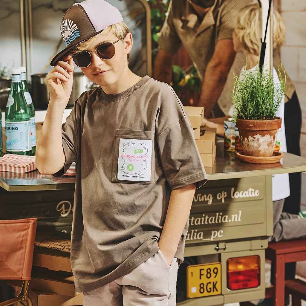 Z8-collectie T-shirt Elio (clay)