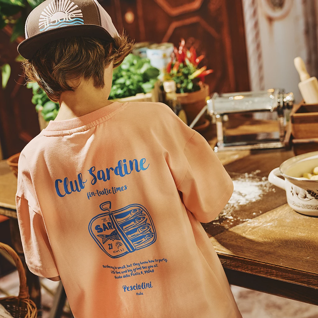 Z8-collectie T-shirt Enrique (peach fuzz)