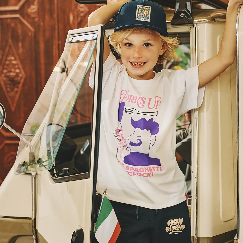Z8-collectie T-shirt heavy jersey Floriano (bianco)