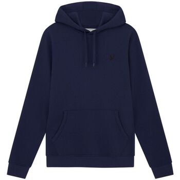 Lyle & Scott Sweater Lyle & Scott ML416TON TONAL PULLOVER HOODIE-Z27. DARK NAVY