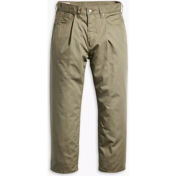 Levi's Broek Levis 39957 0009 - STAY LOOSE PLEATED CROP-SMOKEY OLIVE