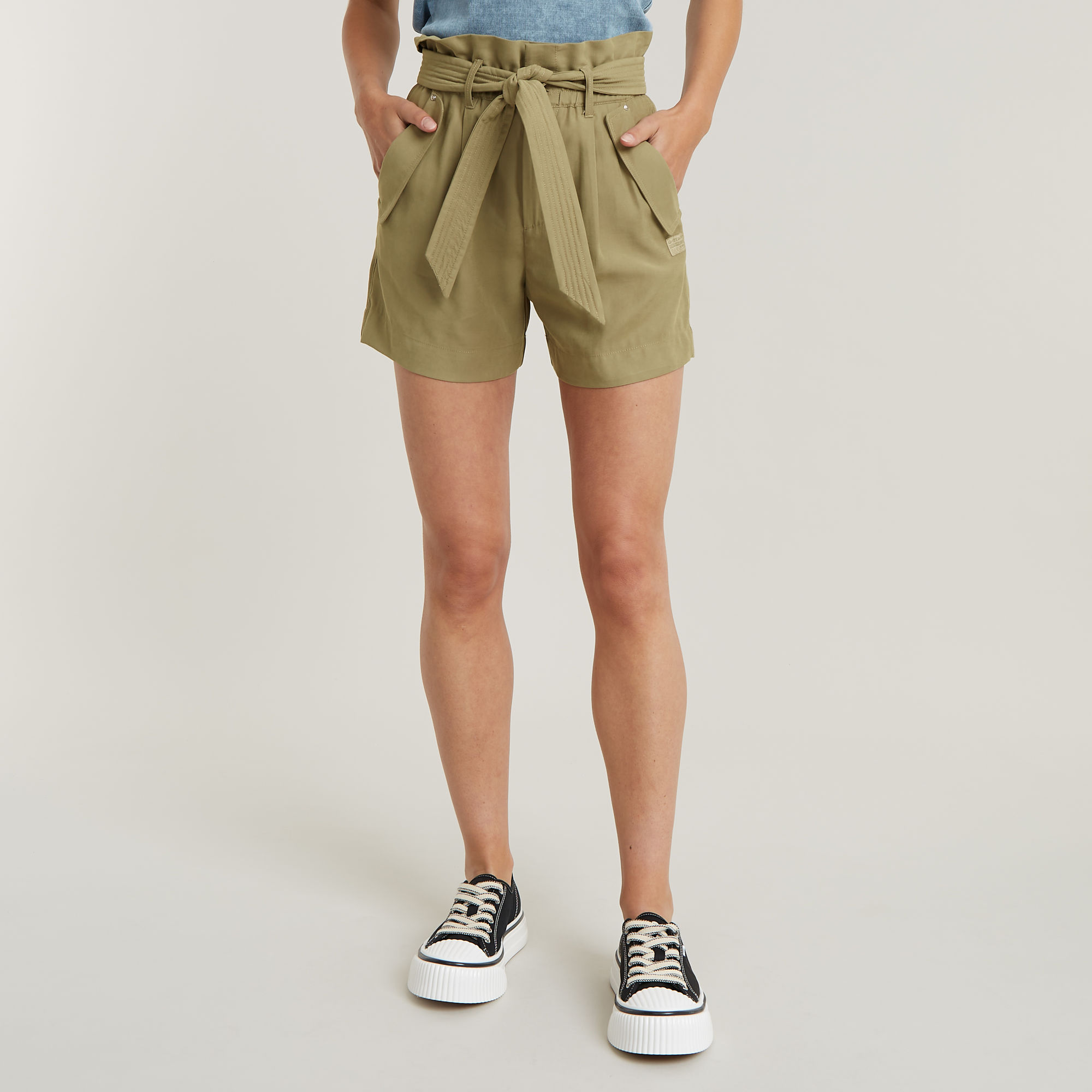 G-Star RAW Paperbag Short - Bruin - Dames