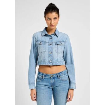 Lee Blazer  112355109 CROPPED RIDER SHORT-MODERN BLUE