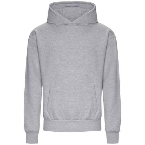 Awdis kenmerkende zwaargewicht hoodie voor heren L grijs