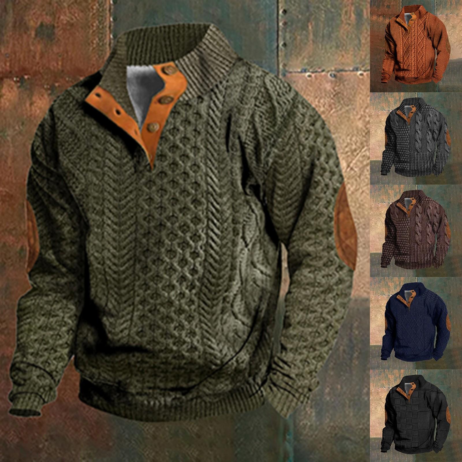 Scrambled eggs Lente en heren staande kraag sweatshirt is outdoor casual truien tops L legergroene kleur