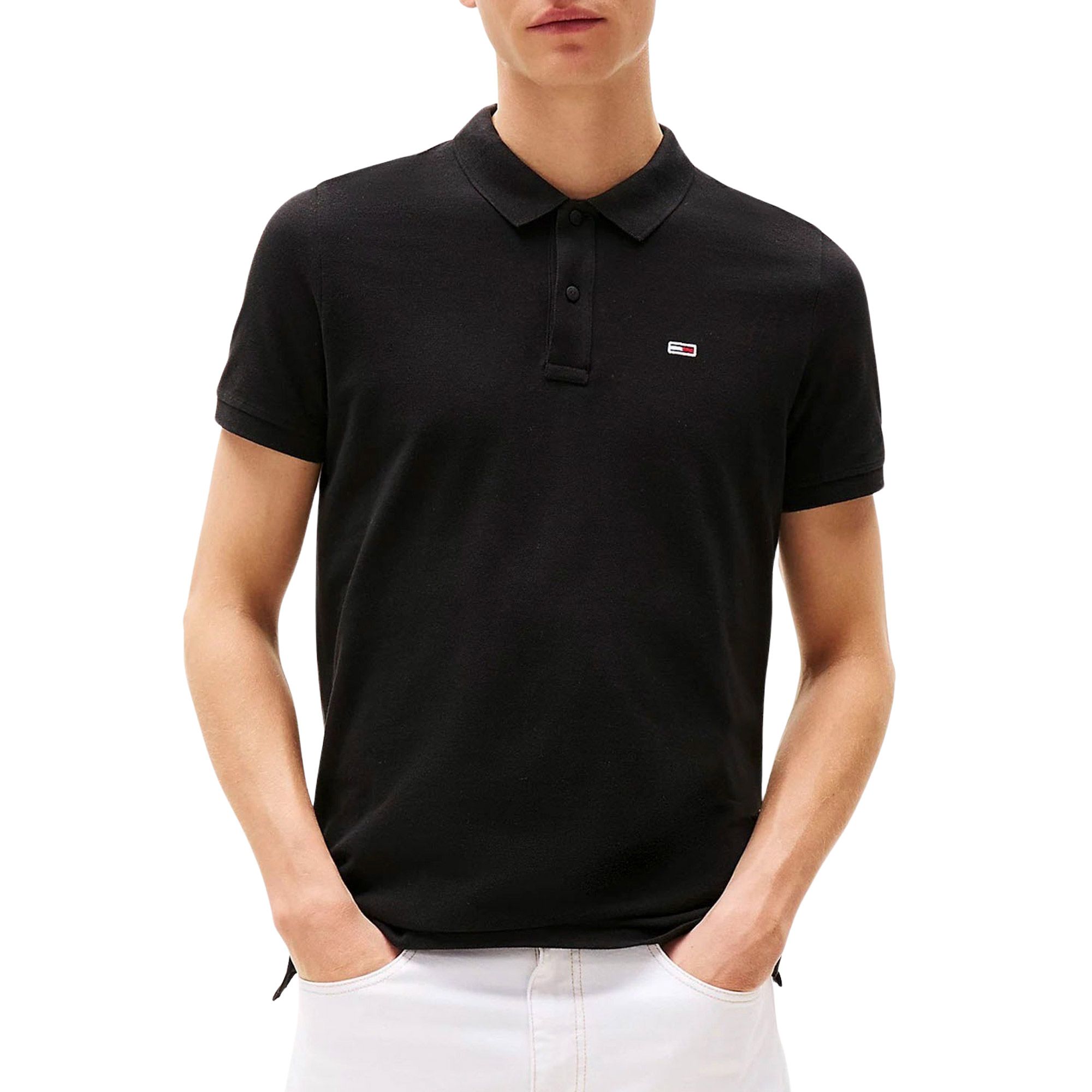 TOMMY JEANS Poloshirt TJM SLIM PLACKET POLO EXT