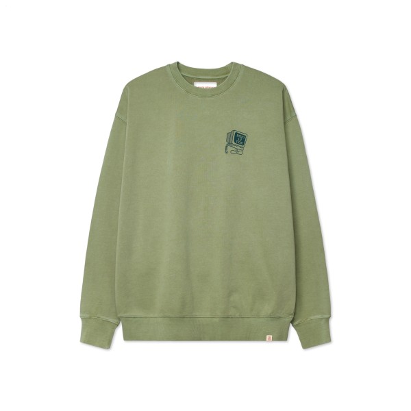 Revolution  Loose Crewneck - Trui, olijfgroen