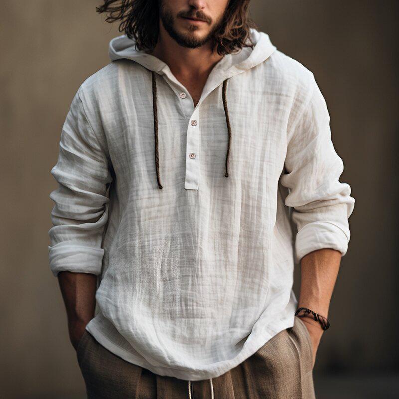 Eight Eight Heren lente/zomer hoodie met capuchon, lange mouwen, hoodie met capuchon, shirt met lange mouwen 3XL