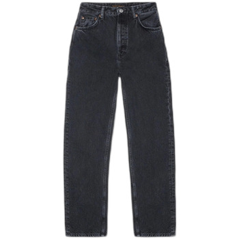 Nudie Jeans  Jeans Regular femme Lofty Lo Black Vintage