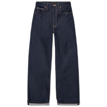 Nudie Jeans  Jeans Loose femme Clean Eileen Dry Twilight Selvage