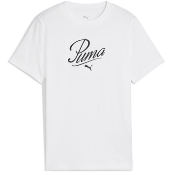 Puma T-shirt Korte Mouw  T-shirt fille Ess Script