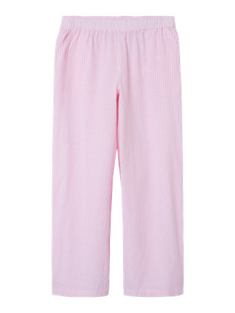 Name it zomer broek meisjes - roze - NknJela - wide leg fit
