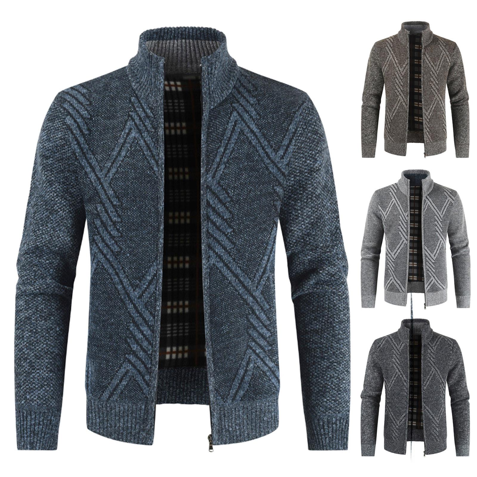 Ren Bag Herenmode Vrije tijd Lange mouwen Warme effen kleur Capuchonjassen Tops L bruin