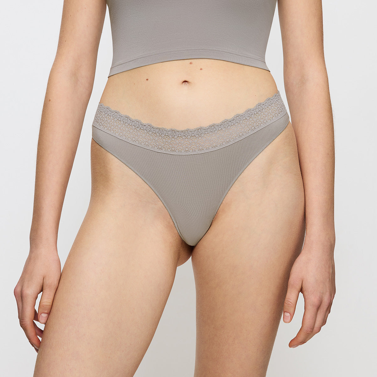 Triumph Feel of Modal g-string, grijs