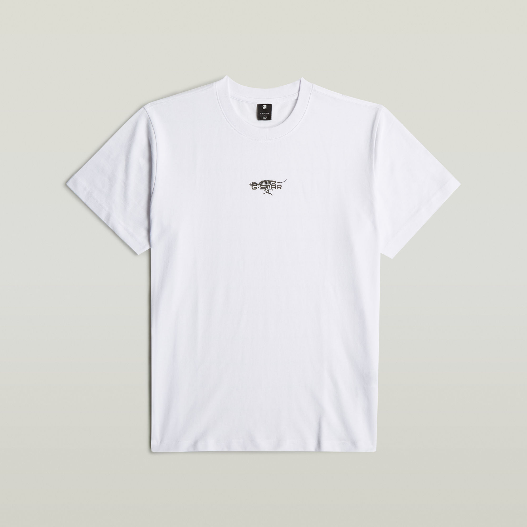 G-Star RAW Running Dog Logo Loose T-Shirt - Wit - Heren